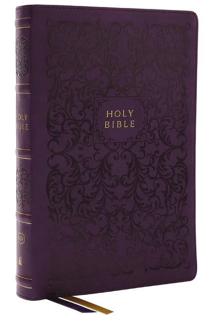 KJV Holy Bible with 73,000 Center-Column Cross References, Purple Leathersoft, Red Letter, Comfort Print: King James Version - stevensbooks