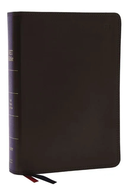 Net Bible, Full Notes Edition (Net Black Leathersoft, Comfort Print, Thumb Indexed): Holy Bible - stevensbooks