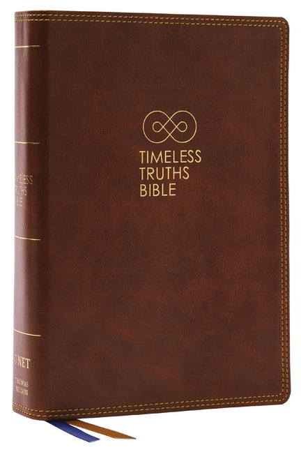 Timeless Truths Bible: One Faith. Handed Down. for All the Saints. (Net, Brown Leathersoft, Comfort Print) - Ingram
