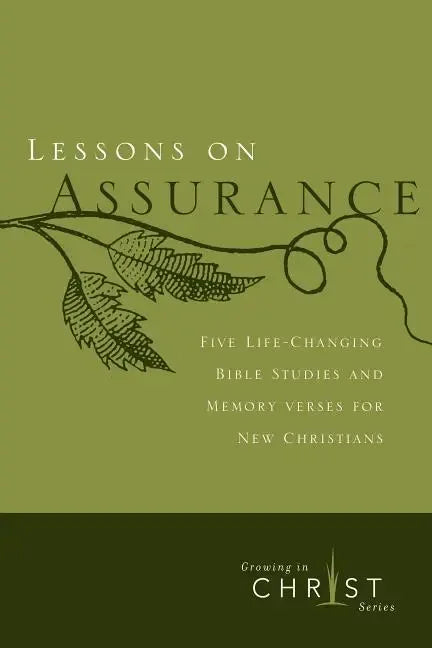 Lessons on Assurance: Five Life-Changing Bible Studies and Memory Verses for New Christians - stevensbooks