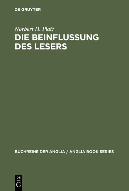 Beinflussung des Lesers (Reprint 2017) - stevensbooks