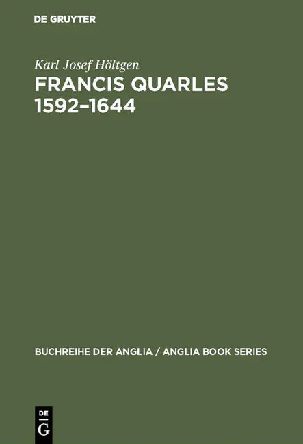 Francis Quarles 1592-1644 (Reprint 2018) - stevensbooks