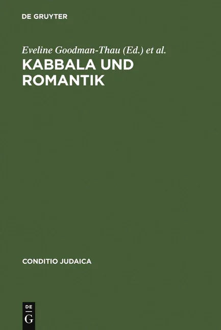 Kabbala und Romantik (Reprint 2011) - stevensbooks