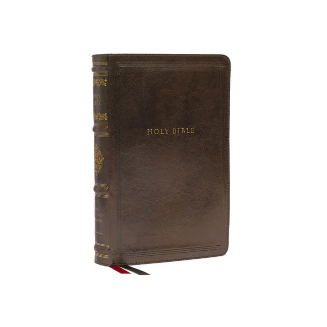 Nkjv, Personal Size Reference Bible, Sovereign Collection, Leathersoft, Brown, Red Letter, Comfort Print: Holy Bible, New King James Version - stevensbooks