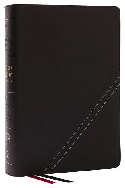 Nkjv, Word Study Reference Bible, Bonded Leather, Black, Red Letter, Comfort Print: 2,000 Keywords That Unlock the Meaning of the Bible - stevensbooks