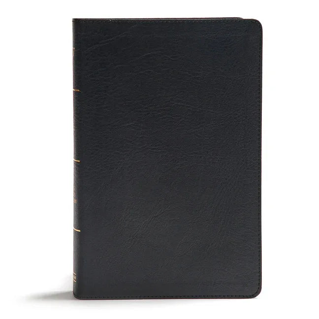 KJV Giant Print Reference Bible, Black Leathertouch - stevensbooks