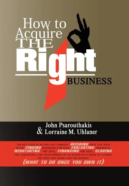 How to Acquire the Right Business - stevensbooks