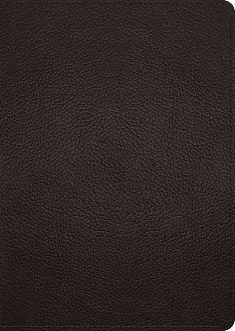 ESV Study Bible, Large Print (Buffalo Leather, Deep Brown) - stevensbooks