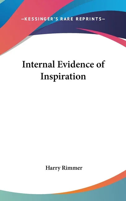 Internal Evidence of Inspiration - stevensbooks