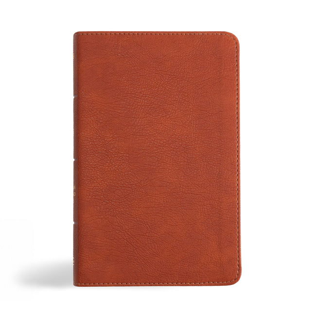 NASB Personal Size Bible, Burnt Sienna Leathertouch - Ingram