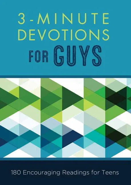 3-Minute Devotions for Guys: 180 Encouraging Readings for Teens - stevensbooks