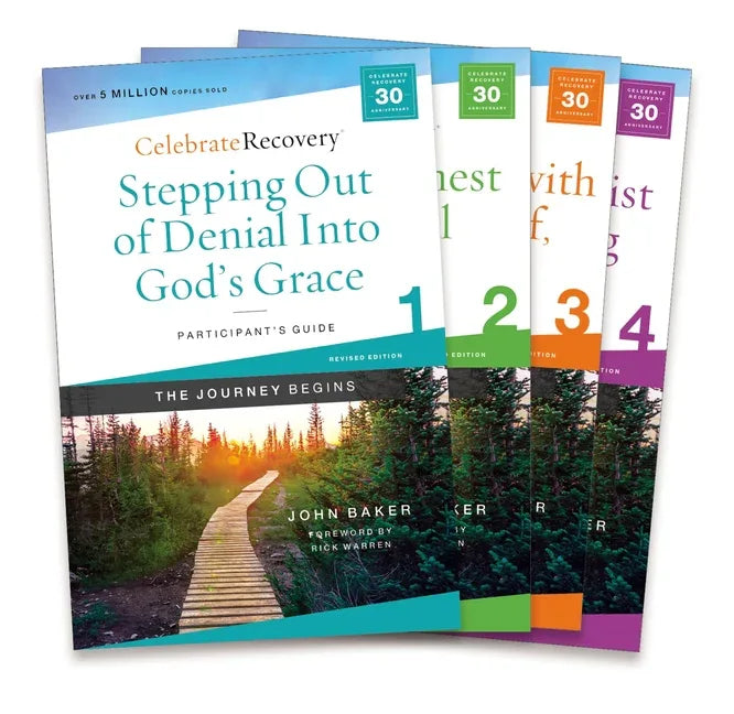 Celebrate Recovery Updated Participant's Guide Set, Volumes 1-4: A Recovery Program Based on Eight Principles from the Beatitudes - stevensbooks