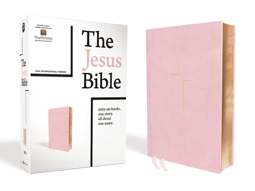 Jesus Bible, NIV Edition, Imitation Leather, Pink - Ingram