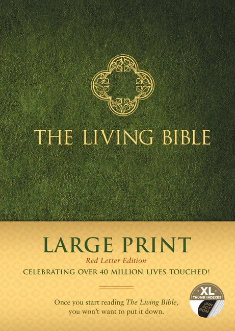 Living Bible Large Print Red Letter Edition - stevensbooks