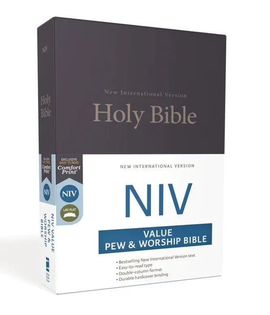 NIV, Value Pew and Worship Bible, Hardcover, Blue (Special) - stevensbooks