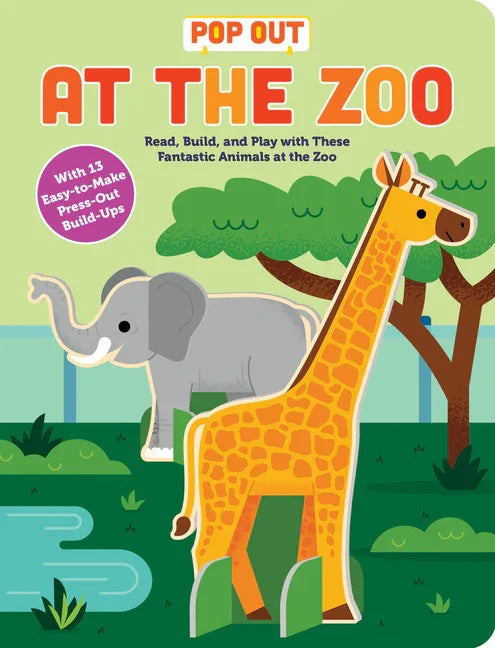 Pop Out at the Zoo: Read, Build, and Play with These Fantastic Animals at the Zoo - stevensbooks
