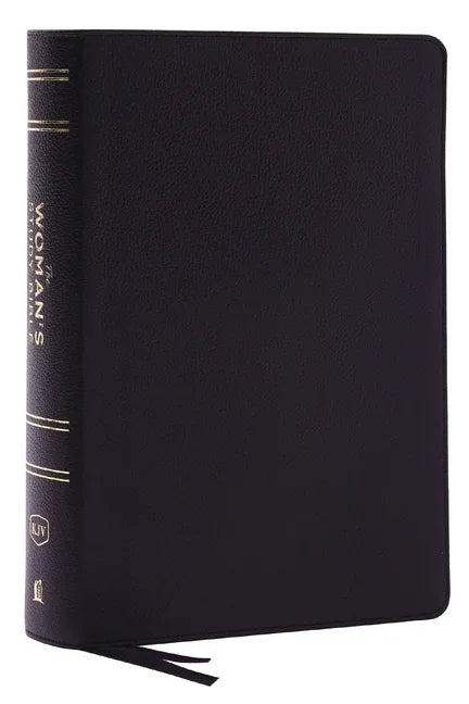 Kjv, the Woman's Study Bible, Black Genuine Leather, Red Letter, Full-Color Edition, Comfort Print (Thumb Indexed): Receiving God's Truth for Balance, - stevensbooks
