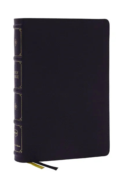 Nkjv, Large Print Thinline Reference Bible, Blue Letter, MacLaren Series, Leathersoft, Black, Thumb Indexed, Comfort Print: Holy Bible, New King James - stevensbooks