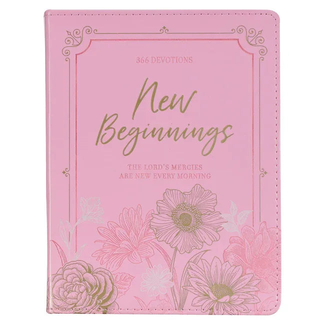 Devotional New Beginnings Pink Flexcover Feb. - stevensbooks
