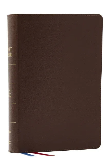 Net Bible, Full Notes Edition (Net, Brown Genuine Leather, Comfort Print): Holy Bible - stevensbooks