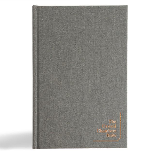CSB Oswald Chambers Bible, Cloth Over Board: Includes My Utmost for His Highest Devotional and Other Select Works by Oswald Chambers - stevensbooks