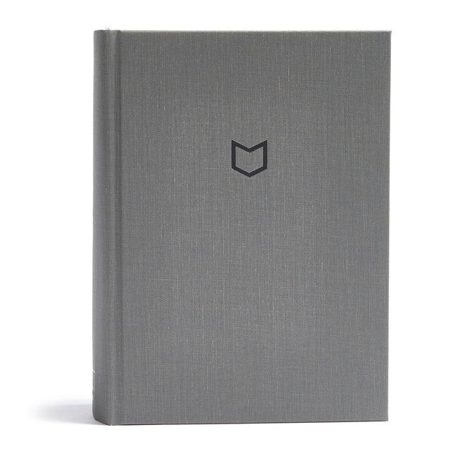 CSB He Reads Truth Bible, Charcoal Cloth Over Board - stevensbooks