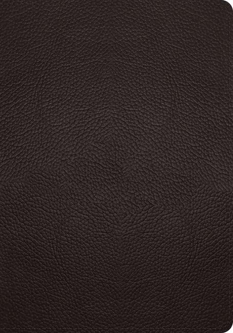 ESV Study Bible (Buffalo Leather, Deep Brown) - stevensbooks