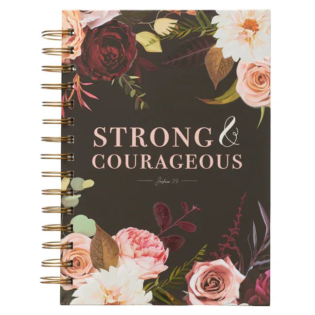 Large Wire Journal Strong & Courageous Prov. 31:25 - stevensbooks