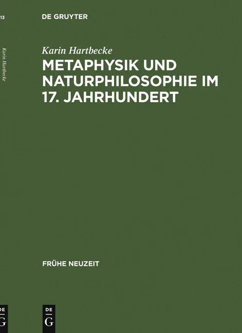Metaphysik und Naturphilosophie im 17. Jahrhundert (Reprint 2011) - stevensbooks