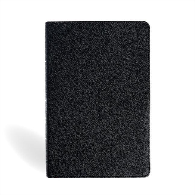 NASB Personal Size Giant Print Bible, Black Genuine Leather - stevensbooks