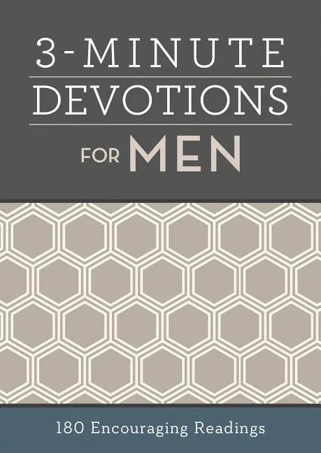 3-Minute Devotions for Men: 180 Encouraging Readings - stevensbooks