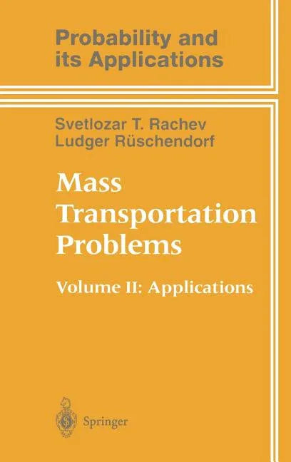 Mass Transportation Problems: Applications (1998) - stevensbooks