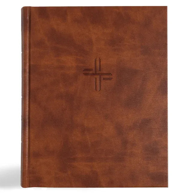 CSB Notetaking Bible, Expanded Reference Edition, Brown Leathertouch Over Board - stevensbooks