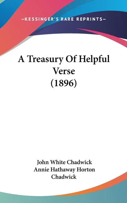Treasury Of Helpful Verse (1896) - stevensbooks