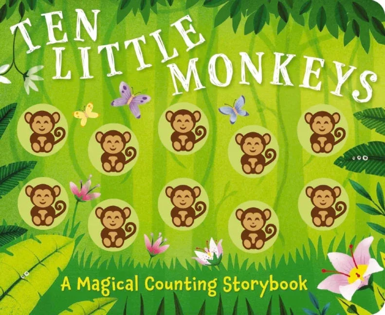 Ten Little Monkeys: A Magical Counting Storybook - stevensbooks