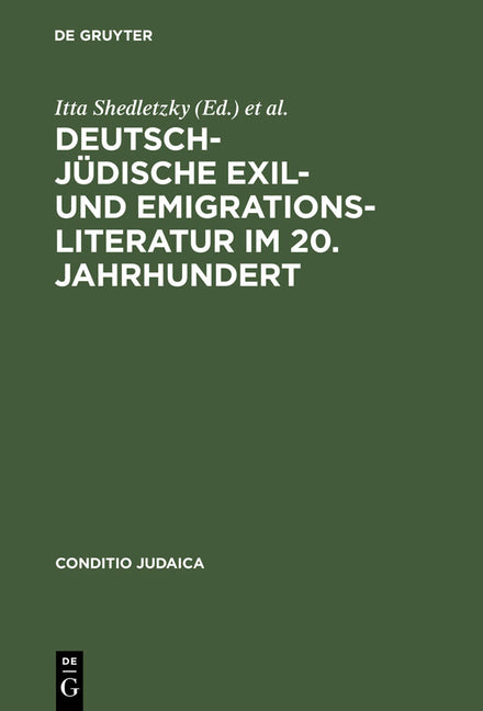 Deutsch-Jüdische Exil- Und Emigrationsliteratur Im 20. Jahrhundert (Reprint 2013) - Ingram