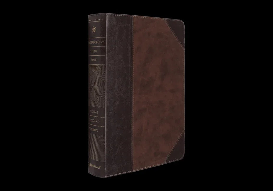 ESV Archaeology Study Bible (Trutone, Brown/Walnut, Portfolio Design) - stevensbooks