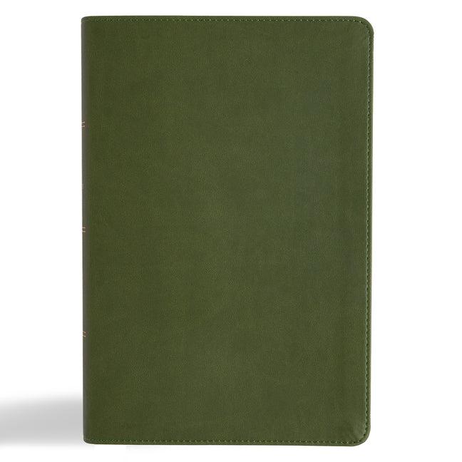 CSB Oswald Chambers Bible, Olive Leathertouch: Includes My Utmost for His Highest Devotional and Other Select Works by Oswald Chambers - stevensbooks