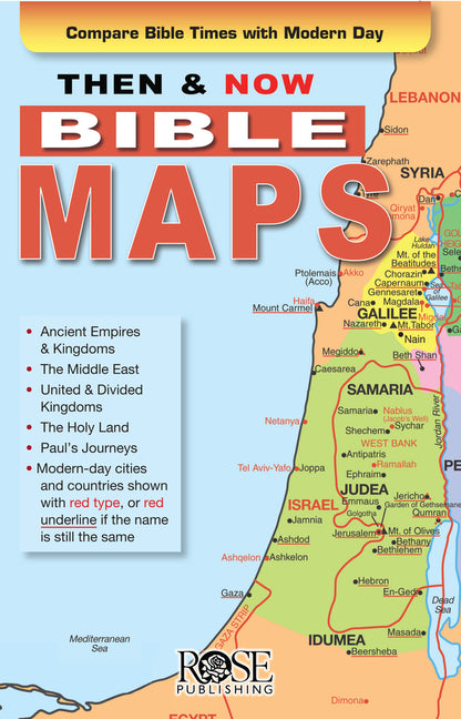 Then & Now Bible Maps: Bible Quick Reference Series - Ingram