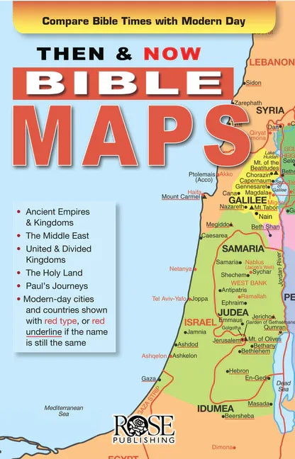 Then & Now Bible Maps: Bible Quick Reference Series - stevensbooks