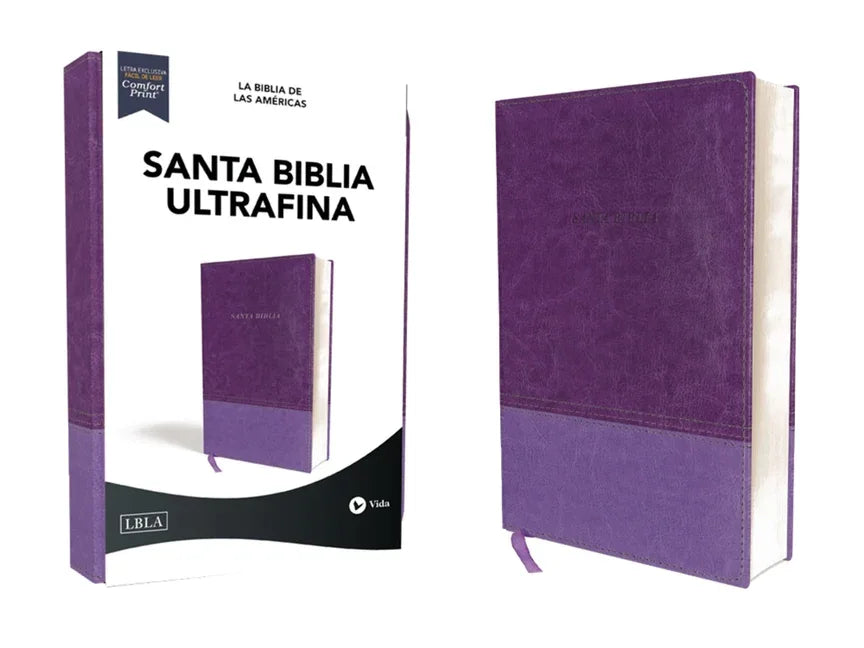 Lbla, Santa Biblia, Ultrafina, Leathersoft, Lavanda - stevensbooks