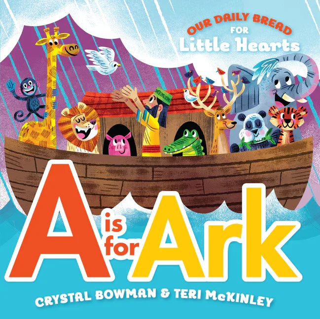 A is for Ark: (A Bible-Based A-Z Rhyming Alphabet Board Book for Toddlers and Preschoolers Ages 1-3) - stevensbooks