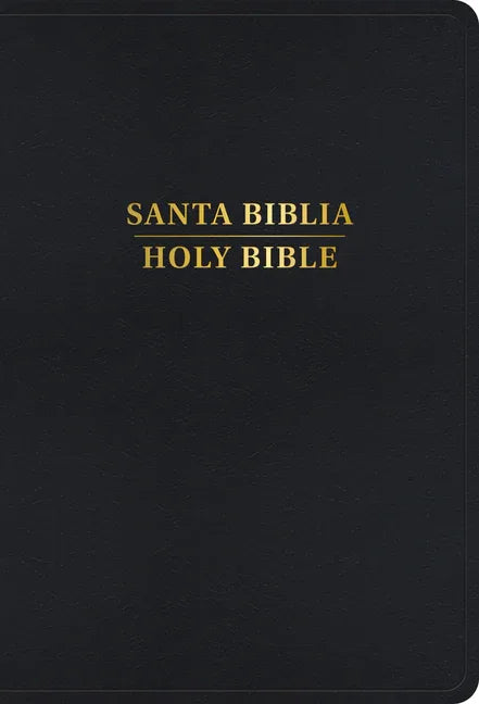 Rvr 1960/KJV Biblia Bilingüe Letra Grande, Negro Imitación Piel Con Índice (Edición 2024) (Edicion 2024) - stevensbooks