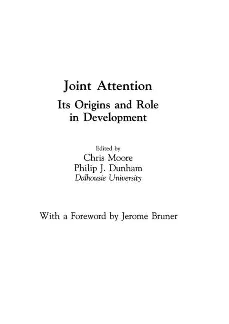 Joint Attention: Its Origins and Role in Development - stevensbooks