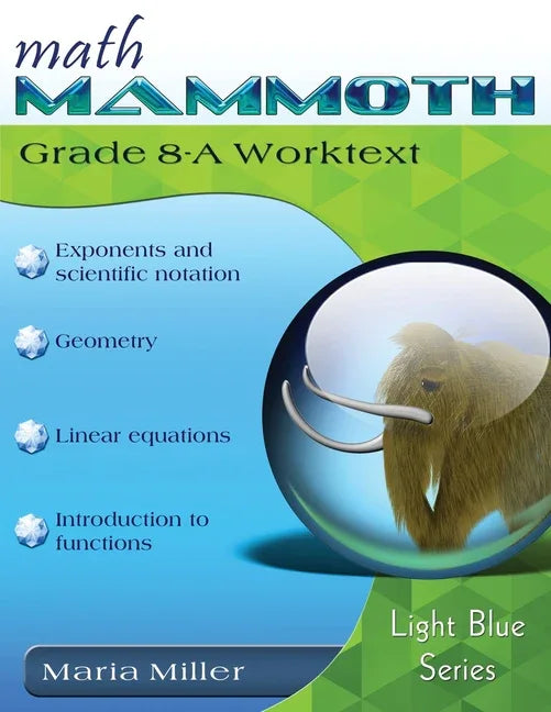 Math Mammoth Grade 8-A Worktext - stevensbooks