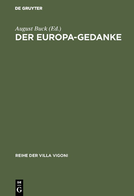Europa-Gedanke (Reprint 2017) - Ingram