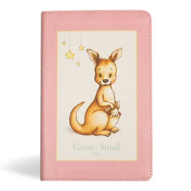 KJV Great and Small Bible, Pink Leathertouch: A Keepsake Bible for Babies - stevensbooks