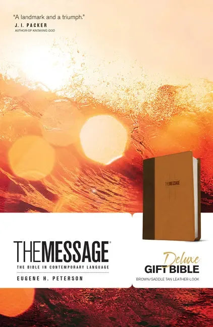 Message Deluxe Gift Bible: The Bible in Contemporary Language - stevensbooks
