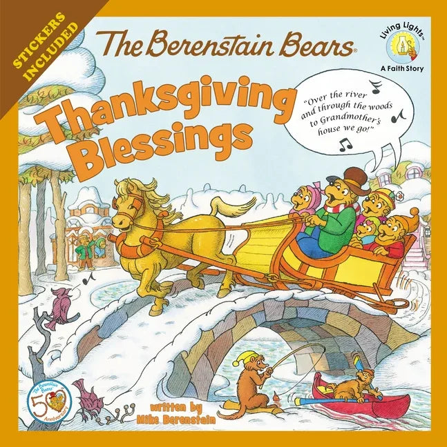 Berenstain Bears Thanksgiving Blessings: Stickers Included! - stevensbooks