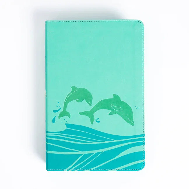 KJV Easy-For-Me Bible for Early Readers, Seafoam Leathertouch - stevensbooks